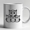 Creative Owl - Sublimation DXF