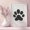 Free Paw Print - Laser Engraver PNG Free Download