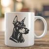 Artistic Doberman Pinscher In SVG