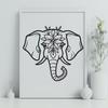 Artistic Elephant PNG