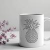 Beautiful Pineapple - Sublimation SVG