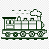 Artistic Train - For Cricut Project