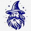 Wizard Vector Drawing In PNG & SVG - Free Digital Download