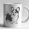 Free Unique Welsh Corgi Template