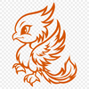 Pheonix Vector Illustration In DXF File Format For Free Download