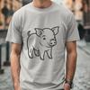 Stunning Piglet - Farm Animal PNG