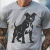 Beautiful Pitbull In SVG, PNG, PDF And DXF File Formats - Free