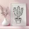 Cactus In SVG & DXF