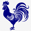 Free Unique Chicken Stencil