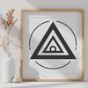 Eye Of Providence Vector Image In SVG, PNG, PDF And DXF File Formats