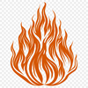 Free Unique Flames Clip Art PDF - Commercial Use