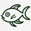 Artistic Fish In SVG, PNG, PDF And DXF File Formats - Free