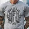 Beautiful Our Lady Of Guadalupe Vector Drawing In DXF For Free Download