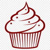 Cupcake Design In SVG, PNG, PDF And DXF File Formats