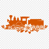 Free Beautiful Train Vector Image