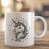 Artistic Unicorn Digital Drawing - Free DXF