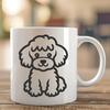 Stunning Poodle - Vinyl PNG