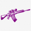 Assault Rifle In PNG Format - Free Commercial Use License