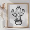 Free Unique Cactus Clipart SVG - Commercial Use