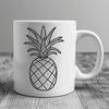 Unique Pineapple Vector Craft File