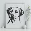 Labrador Retriever Vector Craft File In PNG & SVG - Free Digital Download