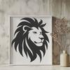 Artistic Lion DXF - Free Commercial Use Download