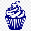 Artistic Cupcake Illustration - Free PNG Download