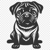 Pug In PDF Format - Free Commercial Use License