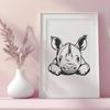 Rhino Digital Drawing In SVG, PNG, PDF And DXF File Formats