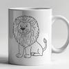 Stunning Lion Vector Drawing - Free PNG Download