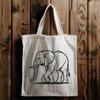 Free Elephant In PDF And PNG