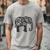 Ornate Elephant In PDF And PNG