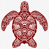 Free Artistic Sea Turtle Vector Craft File