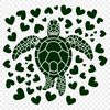 Sea Turtle Artwork In PNG & SVG - Free Digital Download