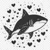 Shark Decal In SVG, PNG, PDF And DXF Formats