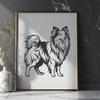 Unique Shetland Sheepdog - DXF Format