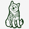 Stunning Dog In SVG Format - Free Download