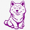 Shiba Inu Digital Artwork In PNG File Format For Free Download