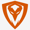 Geometric Shield Design with Bold Lines and Shapes - Vector Art A geometric design of a protective shield with bold lines and shapes.