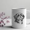 Shih Tzu Decal In SVG, PNG, PDF And DXF File Formats