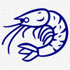 Stunning Prawn SVG, PNG, PDF And DXF Files