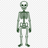 Unique Skeleton Digital Drawing SVG - Free Download