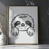 Creative Sloth Design - Free PDF