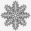 Free Snowflake - Procreate PNG