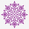 Artistic Snowflake In PDF Format