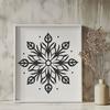 Stunning Snowflake PNG