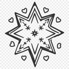 Creative Star Printable Image - Free PDF Download