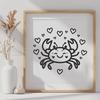 Stunning Crab - Cricut SVG