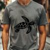 Sea Turtle Artwork In SVG, PNG, PDF And DXF Formats