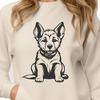 Free Sitting German Shepherd Clip Art